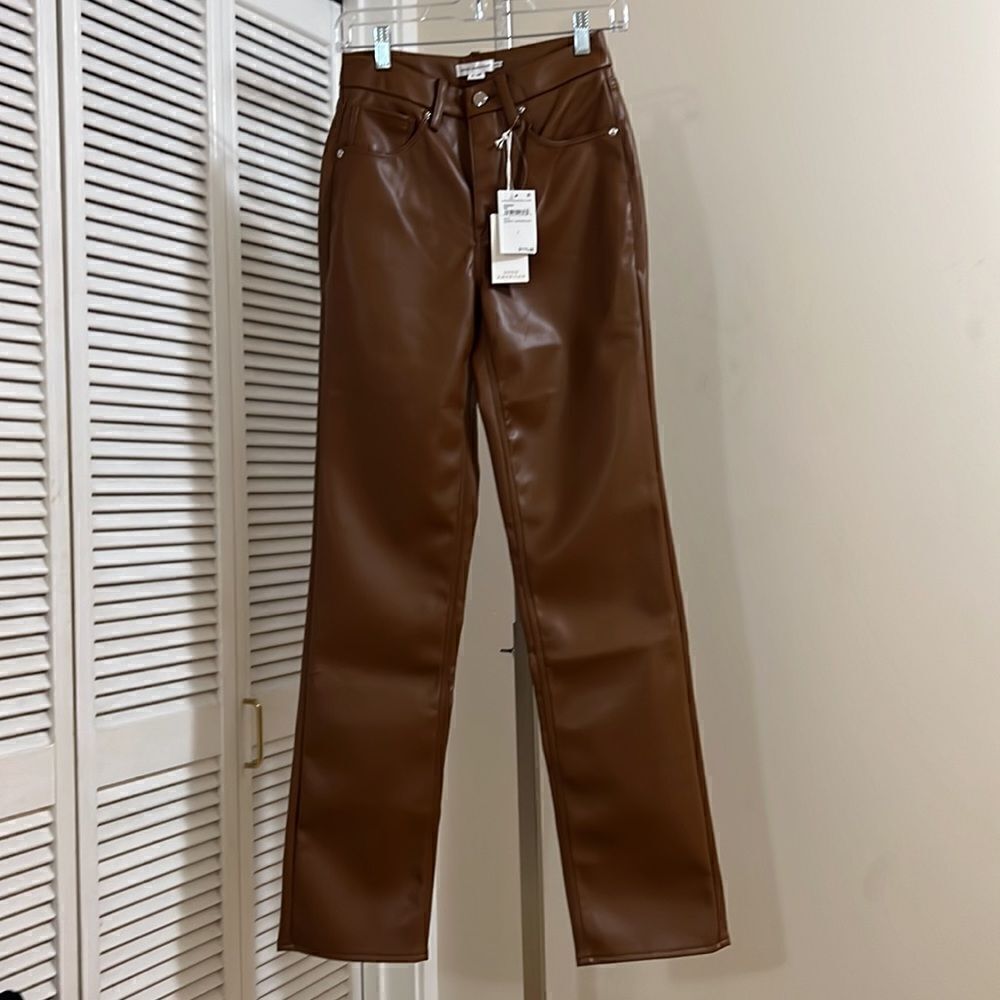 Good American Faux leather pants - Picture 3 of 11